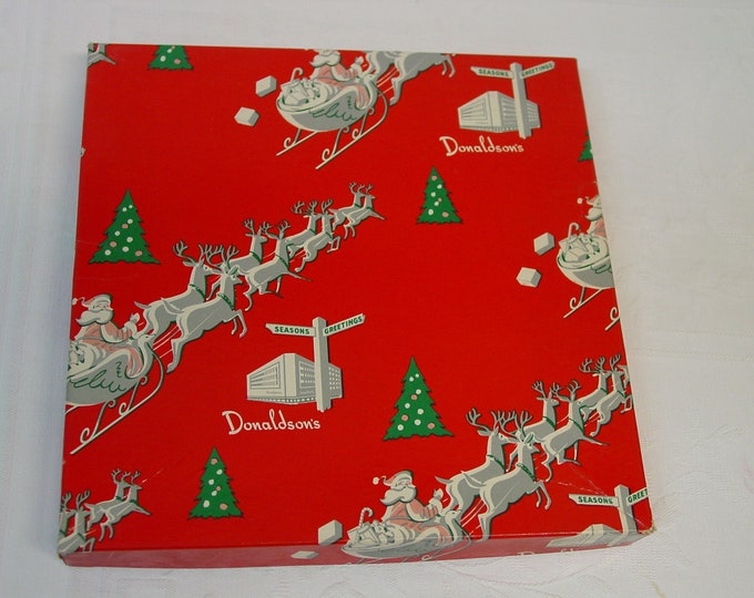 Christmas Nostalgia A Vintage Gift Box From Donaldson's Dept. Store