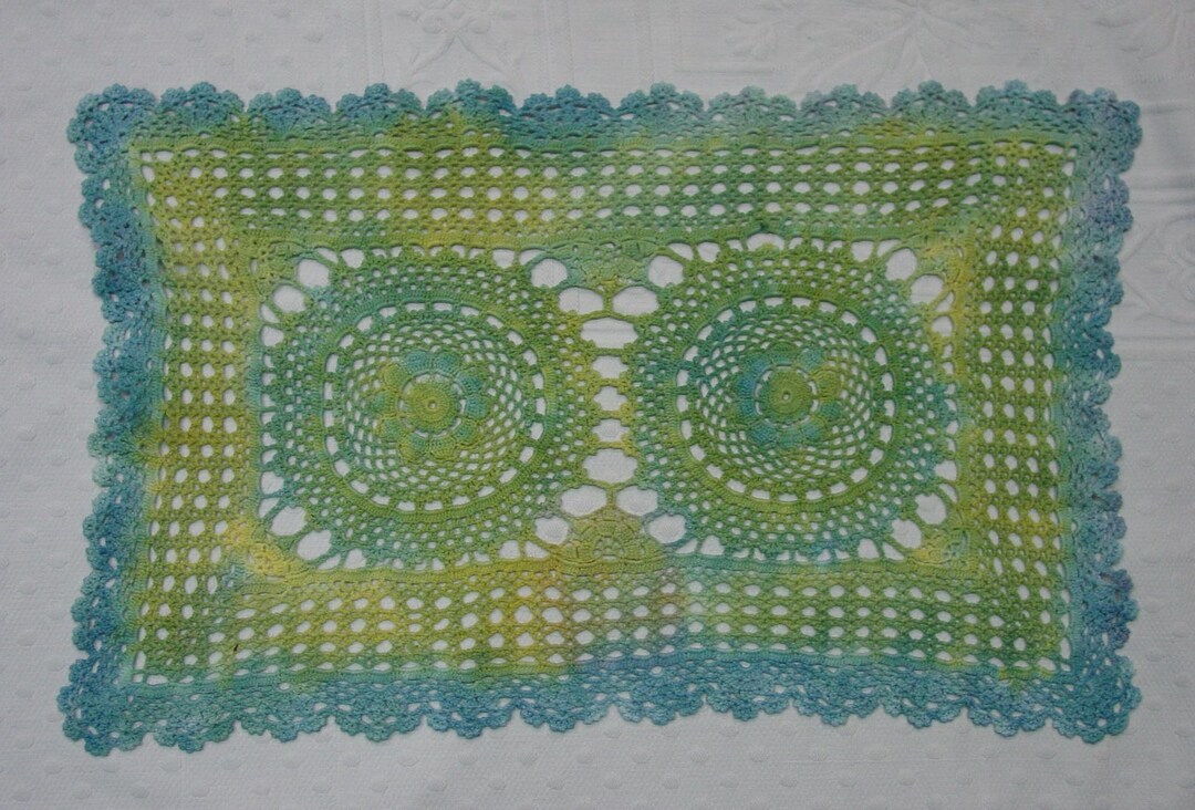 Rectangular Doily Patterns Vintage Rectangular Doily 10 1/2 X 17
