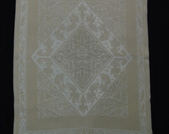 Gorgeous Vintage Towel 15 x 23" Silky Rayon Damask High Quality Detailed Designs 2 Available