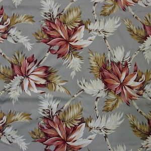 Pretty Vintage Rayon Fabric 1 Yard 31&quot; 56&quot; Wide Lovely Dress Weight