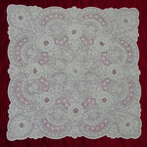 Fabulous Vintage Handkerchief Madeira Embroidery on Every Inch Bridal, Wedding, Perfect Collectable Heirloom