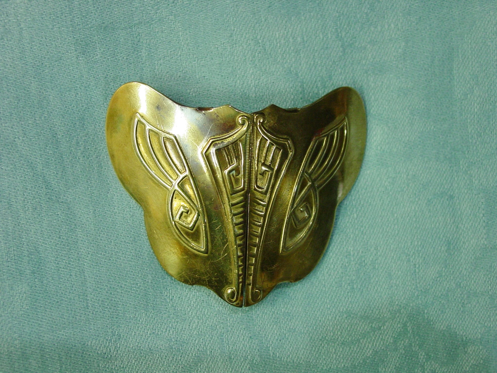 Art Deco Butterfly Silver Plate Patent 121508 Buckle Art Deco Silver Plated Vintage Belt Buckles for sale | eBay main image 2