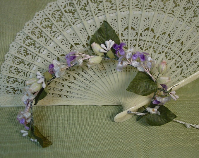 Sweet Vintage Artificial Flowers Tiny Ones in Head Band Etsy