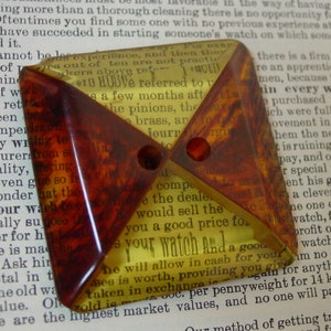 Vintage Bakelite Button Large 2 Color Rare & Fabulous 2&quot;