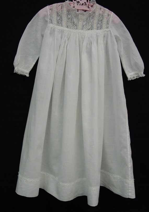 Beautiful Antique Baby,Doll Gown,Small Cotton Law… - image 1