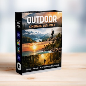 Outdoor Cinematic LUTs Pack – Travel, Nature, Adventure Color Grading (Digital Download)