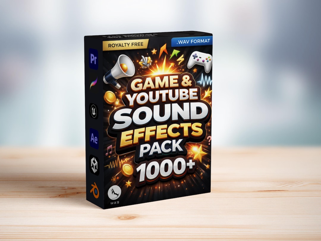 Game & Youtube Sound Effects Pack – 1000+ SFX Pack - Etsy