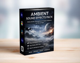 Ambient Sound Effects Pack | Wind, Drones, Atmospheres and Space Ambience for Film & Video
