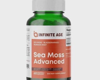 1250mg Sea Moss Advanced Superfood - 60 Count