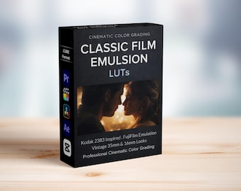 Lot de LUT classiques en émulsion de film - Ensemble de 15 LUT et plus
