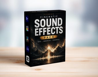 Cinematic Sound Effects Pack – Whooshes, Risers, Impacts, Tensions, Winds, etc (Digital Download)