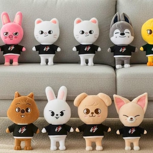 Stray Kids SKZOO Plush Doll Set: Kpop Idol Character Plushies - Etsy