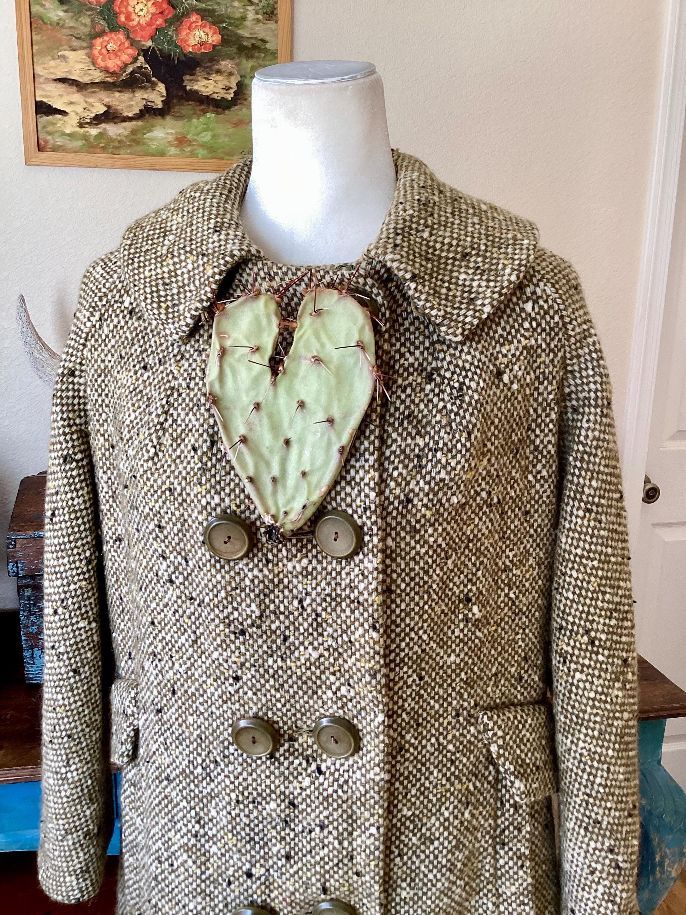 Vintage Tweed Coat - Etsy