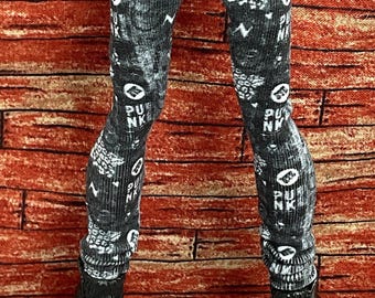 Leggings para muñecas de moda: Tela estampada personalizada