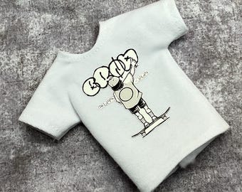 Muñeca de moda pequeña de 1/6 con camiseta