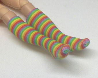 Neon regenboogsokken