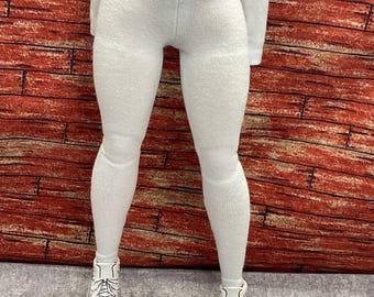 White Doll Leggings – Doll Clothes Accessory