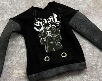 Oversized trui voor modepoppen op schaal 1/6
