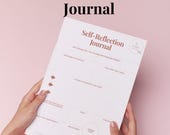 Self Reflection Journal Printable | Daily Mindset Journal | Gratitude & Self-Care Planner | Mental Wellness PDF