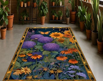 Enchanted Castle Rug: Mystic Fairy Tale Design