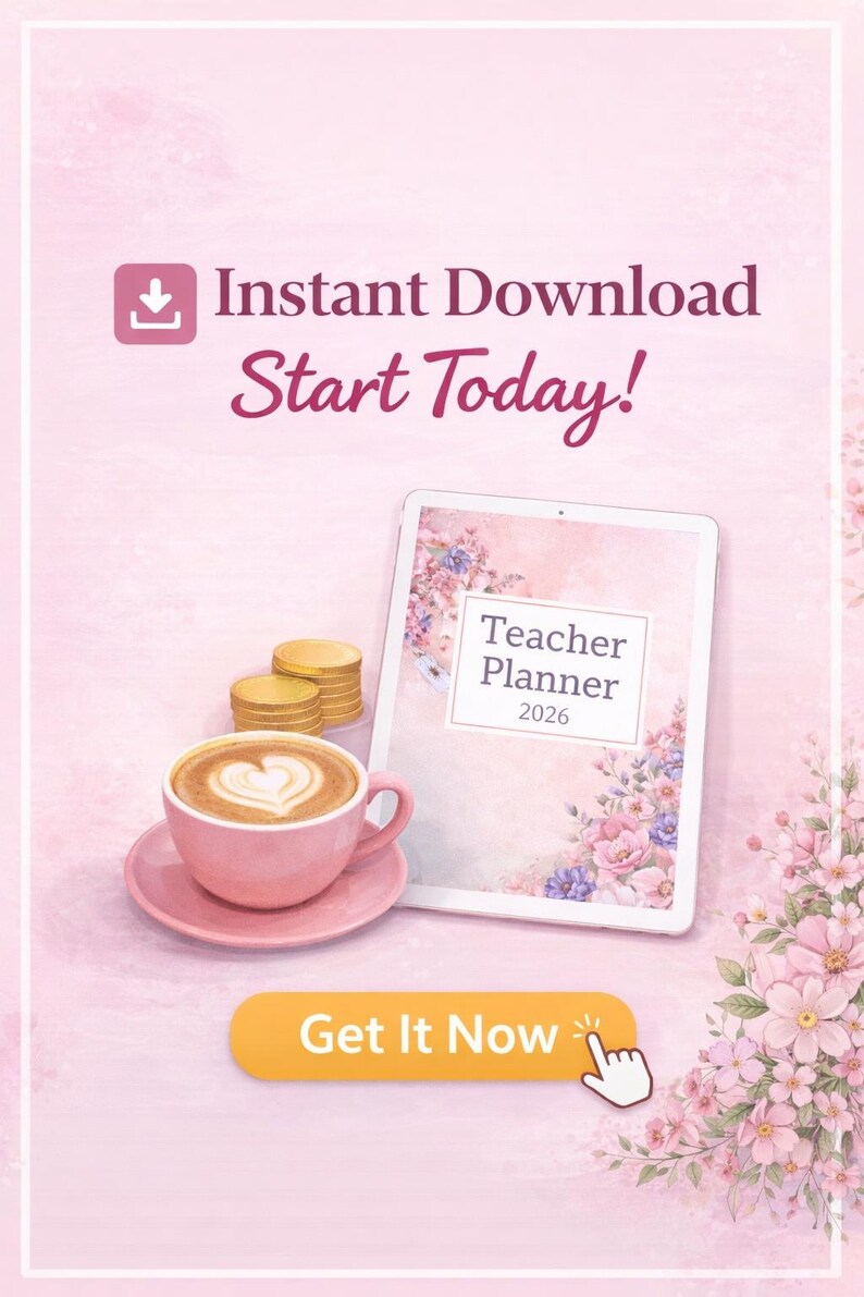 Teacher Planner 2026-2027 Editable PDF | Weekly & Daily Lesson Plan ...