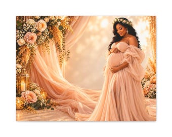 Maternity Portrait Matte Canvas