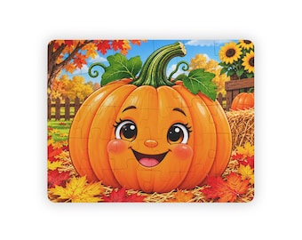 Smiling Pumpkin Kids Puzzle 30-Piece