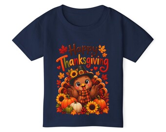 Happy Thanksgiving Toddler T-shirt | Kids top|Kids clothes