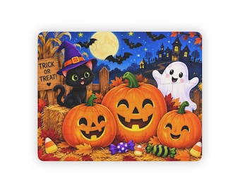 Halloween Kids Puzzle | 30-Piece Jack-o'-Lantern Scene (Laminated Chipboard)