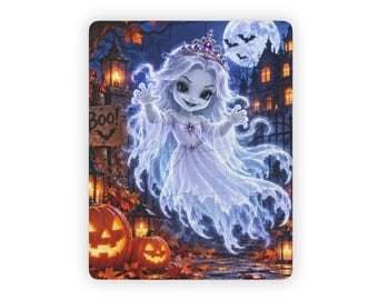Ghost Princess Halloween Puzzle, 30-Piece Chipboard, Laminated (14" x 11")