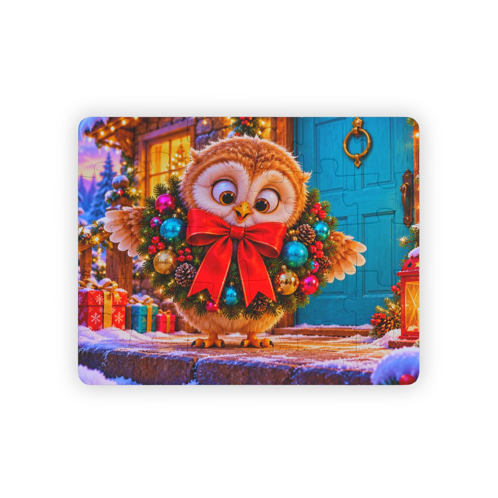 Christmas Owl Puzzle | 30-Piece Kids' Puzzle|kids puzzle|Kids Gift|Children Activities|Children 