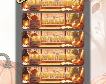 Autumn Halloween Discord Banners | Cozy Fall Server Graphics (Digital Download)
