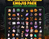 Halloween Discord Emoji Pack | 400+ Animated & Static Emojis | Spooky Server Icons