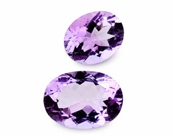 Natural Amethyst Oval Cut Gemstone 6.80 Ct 9 x 11 mm Purple Loose Stone for Ring Making Jewelry Design Healing Crystal February Birthstone