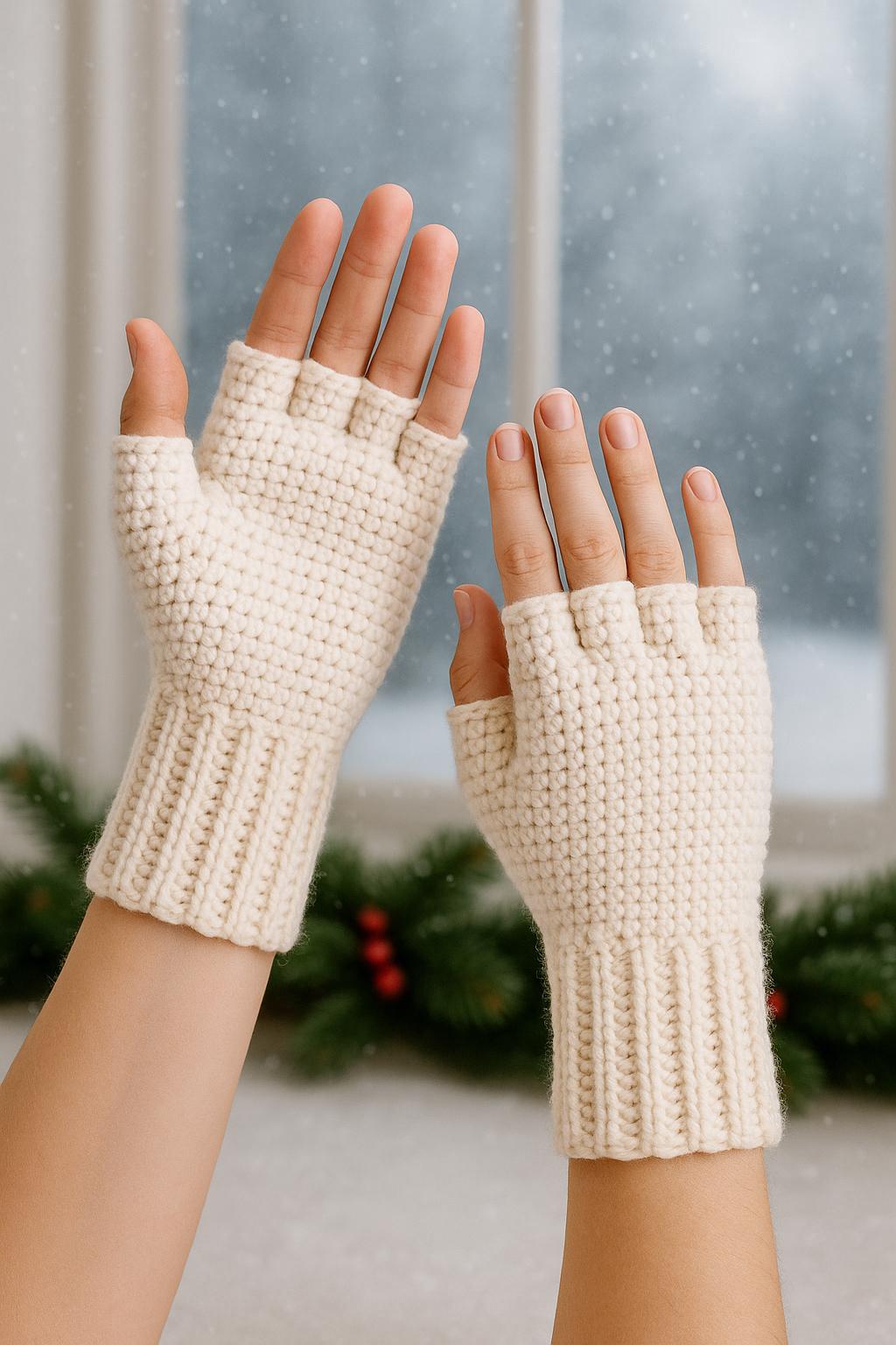 Mezzi Guanti All'uncinetto - Donna - Abbigliamento - Di Fatto A Man - Foto 14