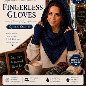 Cozy Fingerless Gloves Crochet Pattern