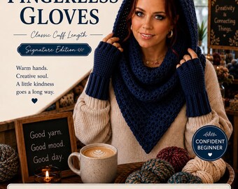 Cozy Fingerless Gloves Crochet Pattern