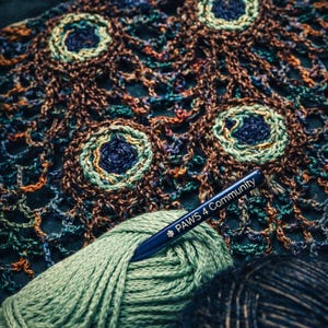 Peacock Feather Lace Shawl Crochet Pattern | Semi Circular Boho Wrap (PDF Pattern)