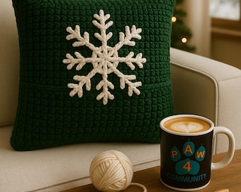 Pocket Fold Blanket Pillow Crochet Pattern • Suzette Stitch (PDF Pattern)