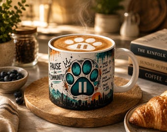 Paws4Community logo mug | 20oz Jumbo Mug