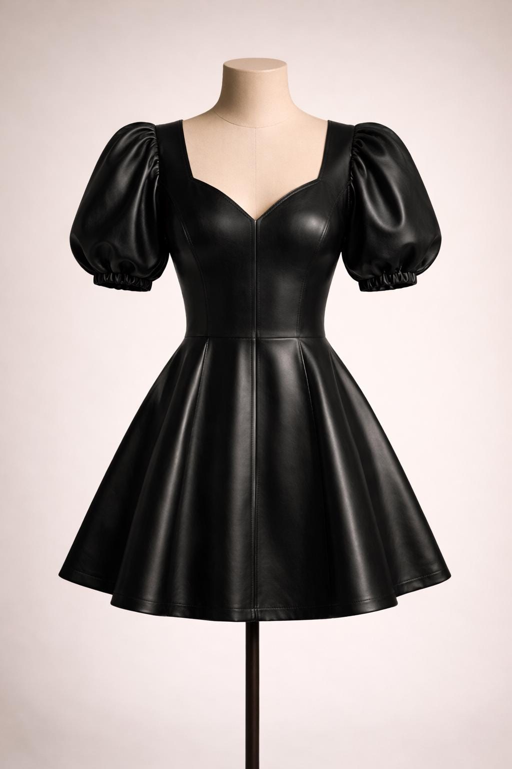 Leather Skater Dress - Etsy