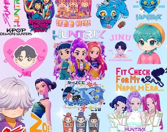 Felpa per bambina K-pop Demon Hunters Zoey Mira e Rumi • Bambini World Felpa per bambina K-pop Demon Hunters Zoey Mira e Rumi • Bambini World