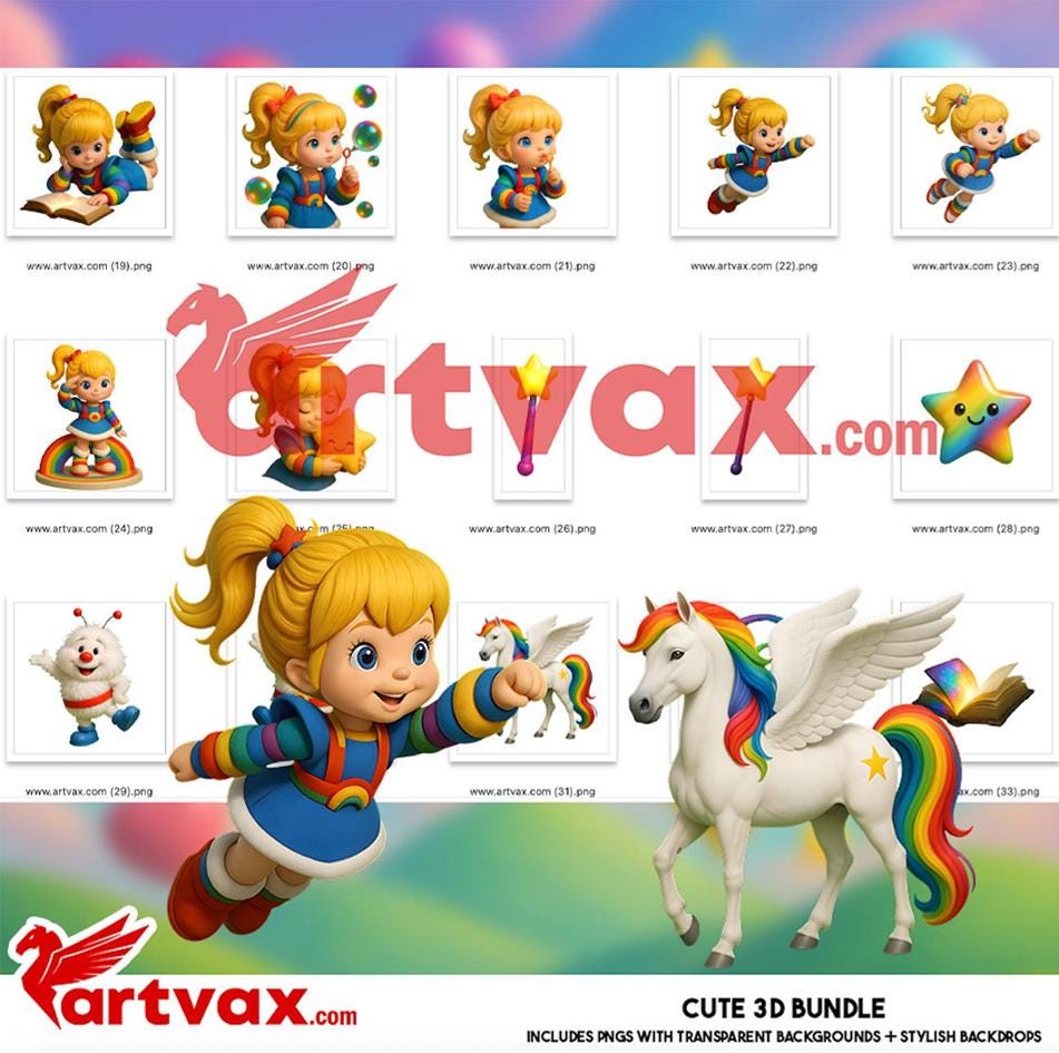 Rainbow Brite - View-Master 3-D - Coffret Visionneuse + 3 disques