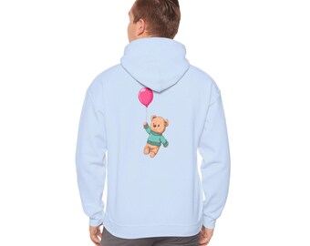 Teddy Bär Ballon Hoodie | Verspieltes Grafik Sweatshirt