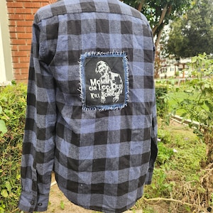 Vintage Flannel with MISFITS Back Patch Mens sz Small