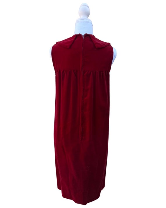 Lovely Crimson 60’s Vintage Bubble dress with Pet… - image 4