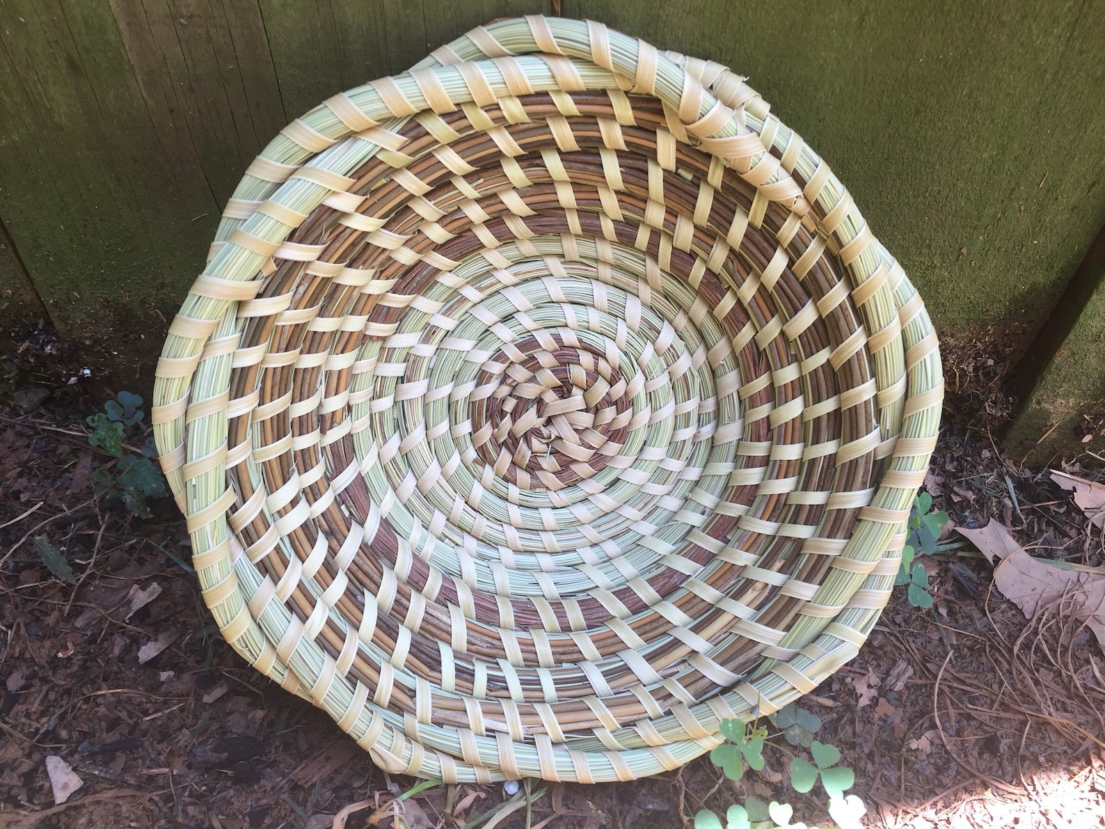 Gullah Sweetgrass Round Basket Etsy