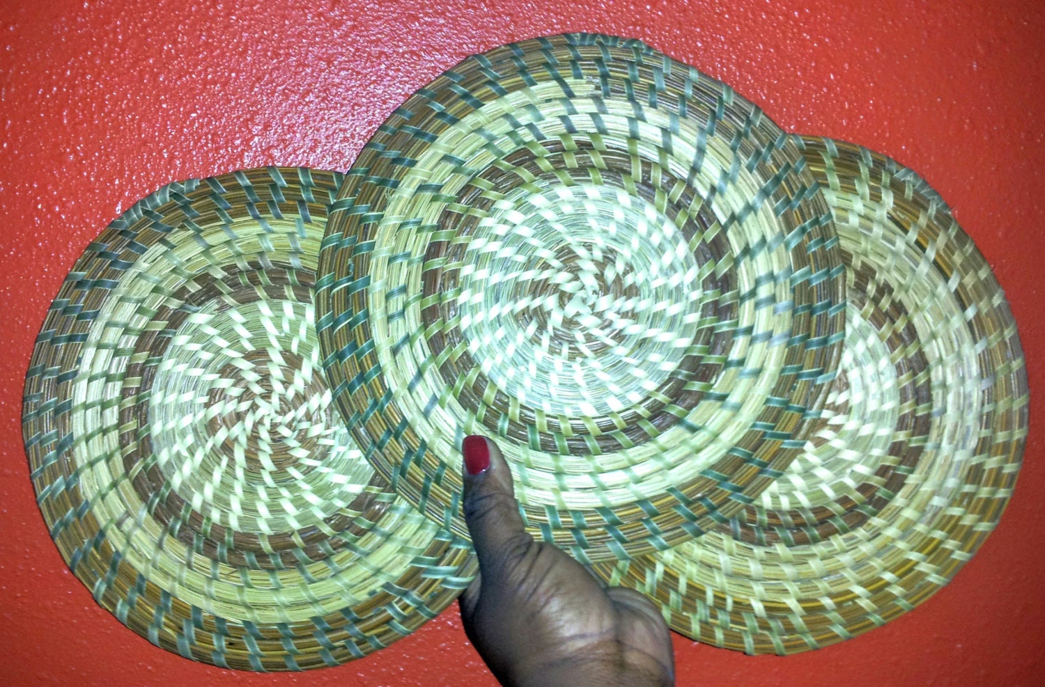 Sweetgrass Placemats/Chargers Set of 2 Etsy