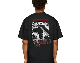 Berserk Guts Oversized T-Shirt – Dragonslayer Eclipse Anime Streetwear