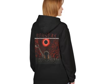 Berserk Eclipse Hoodie | Dark Fantasy Anime Streetwear | Guts & Griffith Manga Sweatshirt Unisex